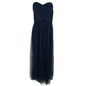 Navy Blue Ralph Lauren  strapless gown